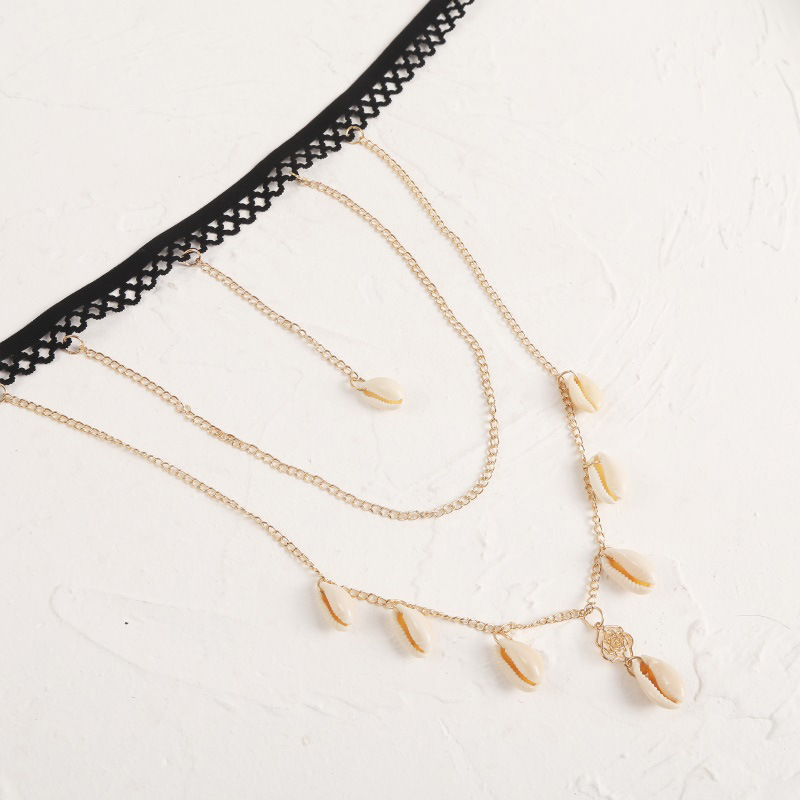 Fashion Long Natural Shell Multi-layer Necklace Wholesale display picture 5