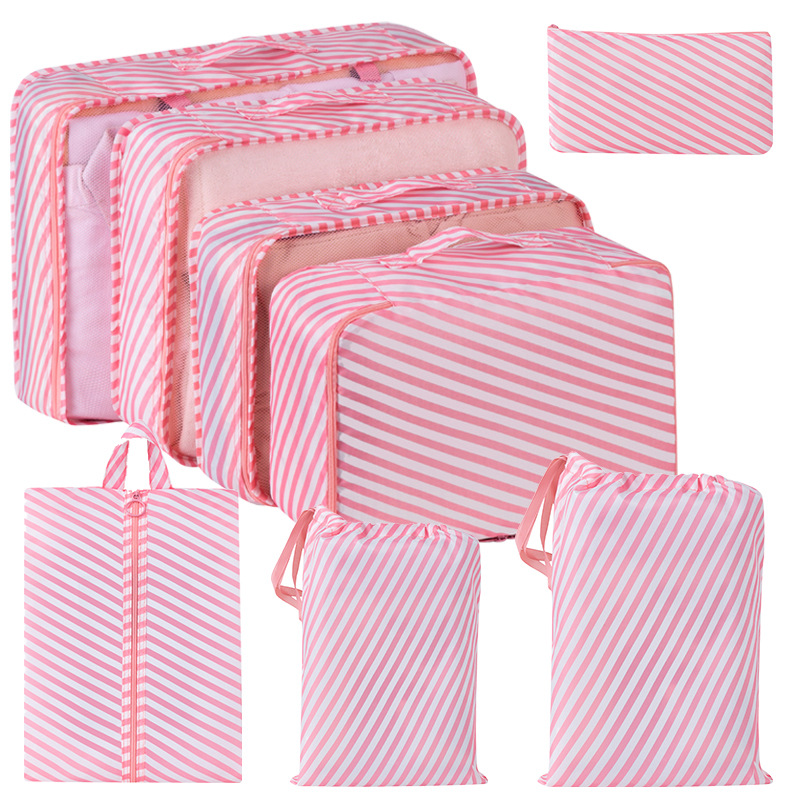 Bolsa de almacenamiento de viaje transfronterizo de ocho piezas Bolsa de almacenamiento de viaje de negocios Bolsa de almacenamiento de gran capacidad Bolsa de almacenamiento de viaje impermeable