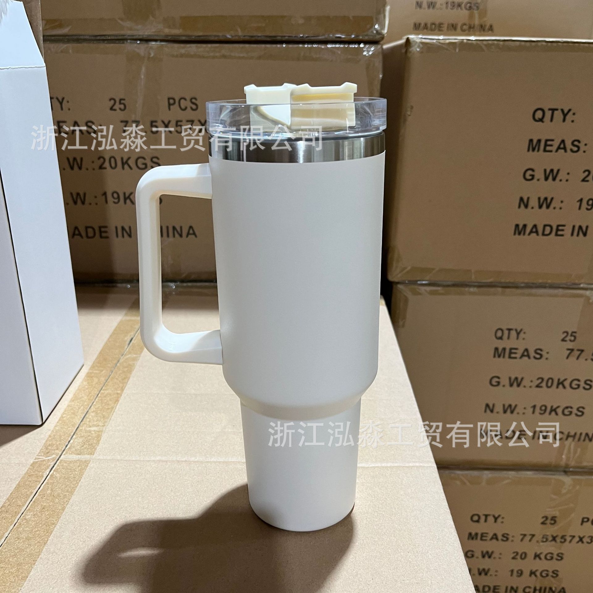 Transfronterizo nuevo 40oz 304 de acero inoxidable de doble capa taza de la taza del coche taza de helado taza de cerveza