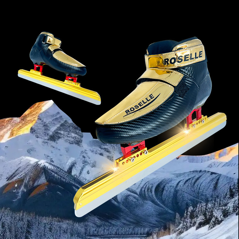 Carbon Fiber Speed Skating Shoes Racing Shoes Short Track Positioning Children's Skates Adult Carbon Fiber Speed Skating Shoes