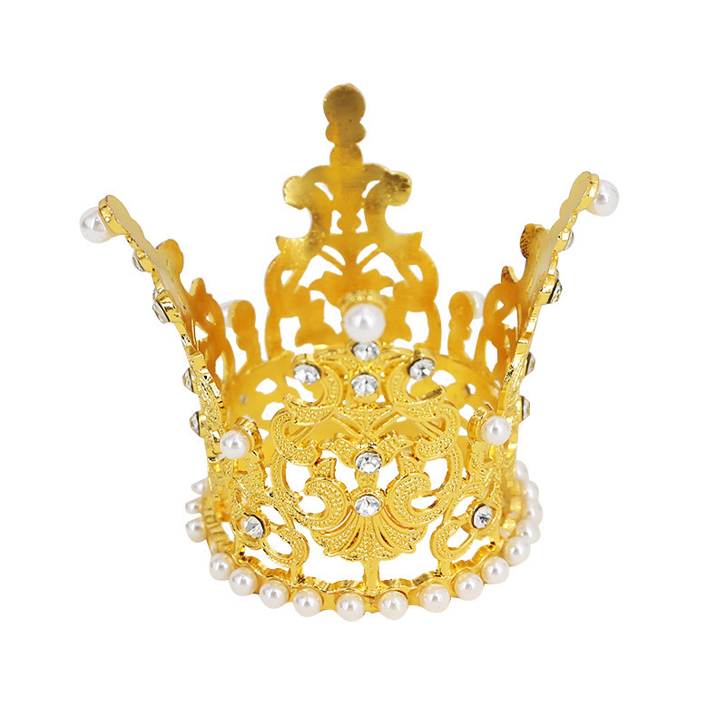 Fábrica directa transfronteriza corona de cabeza de cumpleaños torta de decoración ramo de flores decoración de novia corona de cabeza reina vestido de cumpleaños