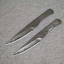 67层大马士革夹10CR15钢小直刀锋利便捷高硬度一体胚家用水果刀