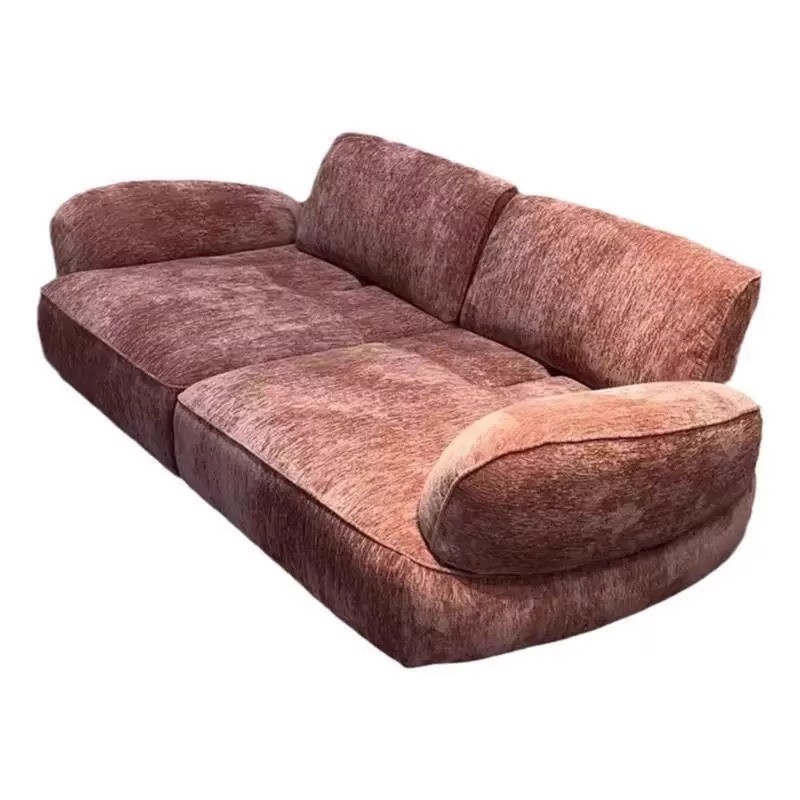 Sofá de tela de viento medieval, sofá de sala de estar retro, sofá de respaldo ajustable, sofá de viento cremoso Schneider