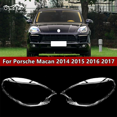 Suitable for 14 15 16 17 Porsche Maca Headlight Cover Macan Car Headlight Housing Transparent (Fara qapaqları)