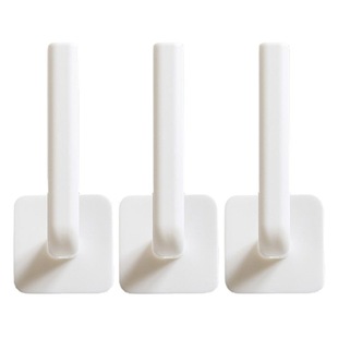 Punch-free hook strong seamless sticky hook household multi-functional creative kitchen wall hanging paper towel storage rack wholesale
