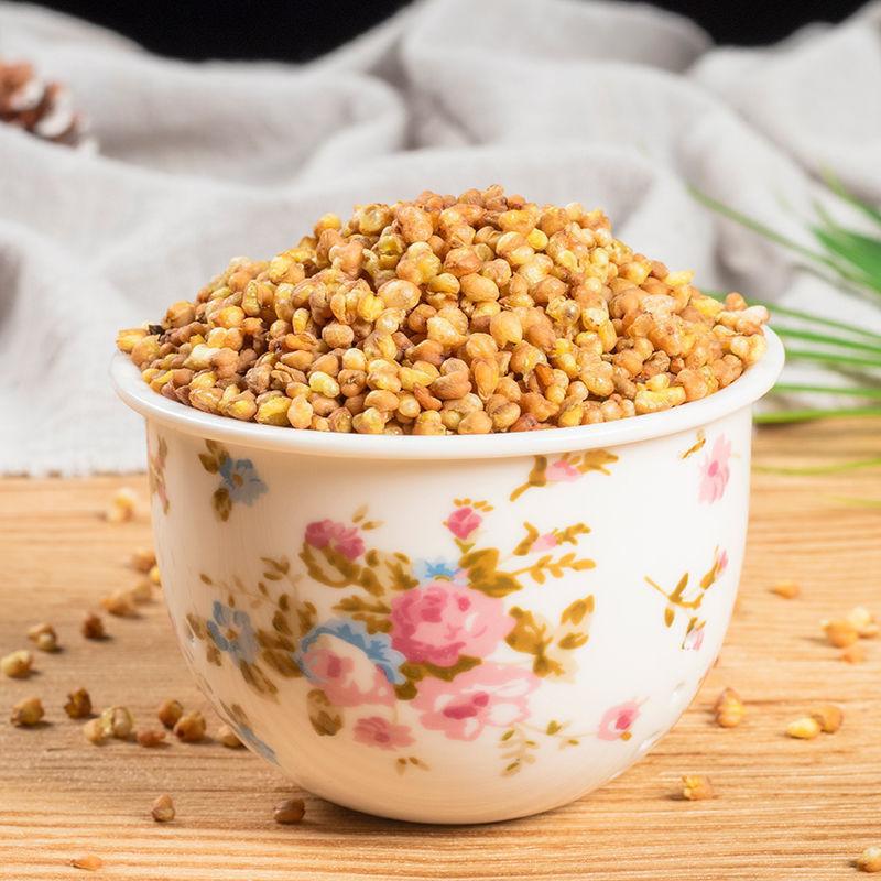 Yellow Tartary Buckwheat Tea Huang Ku Qiao 500g Roasted Whole Grain Herbal Tea with Rich Malty Aroma key features