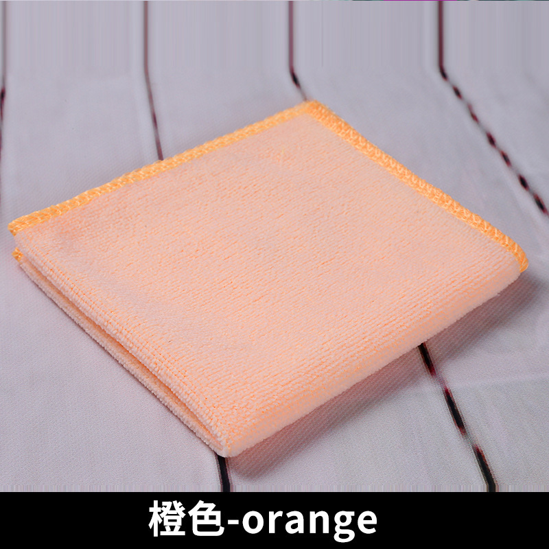 130g/m極細繊維のスカーフを拭く車の小さい方のタオルのメーカーの卸売りの薄い金の25*25の方のタオル|undefined
