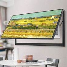 大尺寸电表箱梵高莫奈空开箱多媒体免打孔配电箱遮挡电闸箱电源画