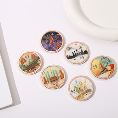 Xi'an Urban Trendy Refrigerator Magnets: Metal Cultural & Creative Tourist Souvenirs—Perfect Travel Mementos for Scenic Spots