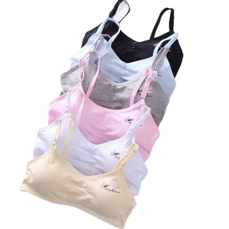 Bra top, underwear for students, summer top with cups