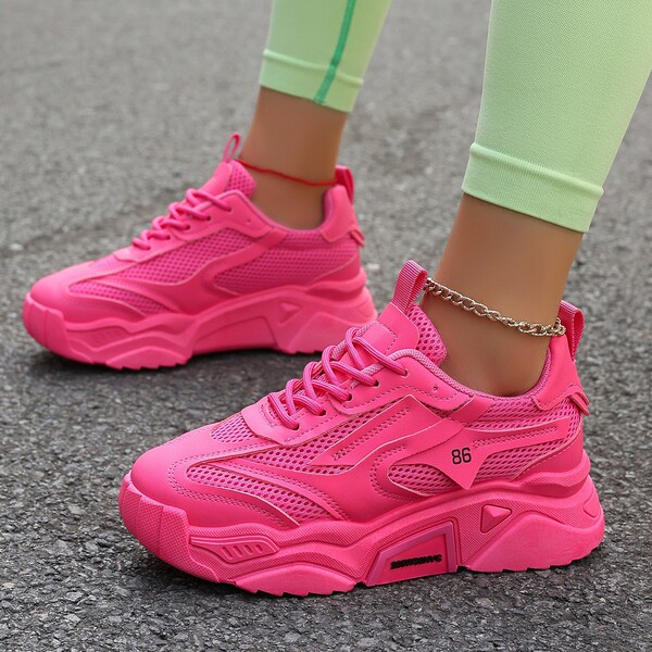 summer breathable fashionable sneakers for leisure platform
