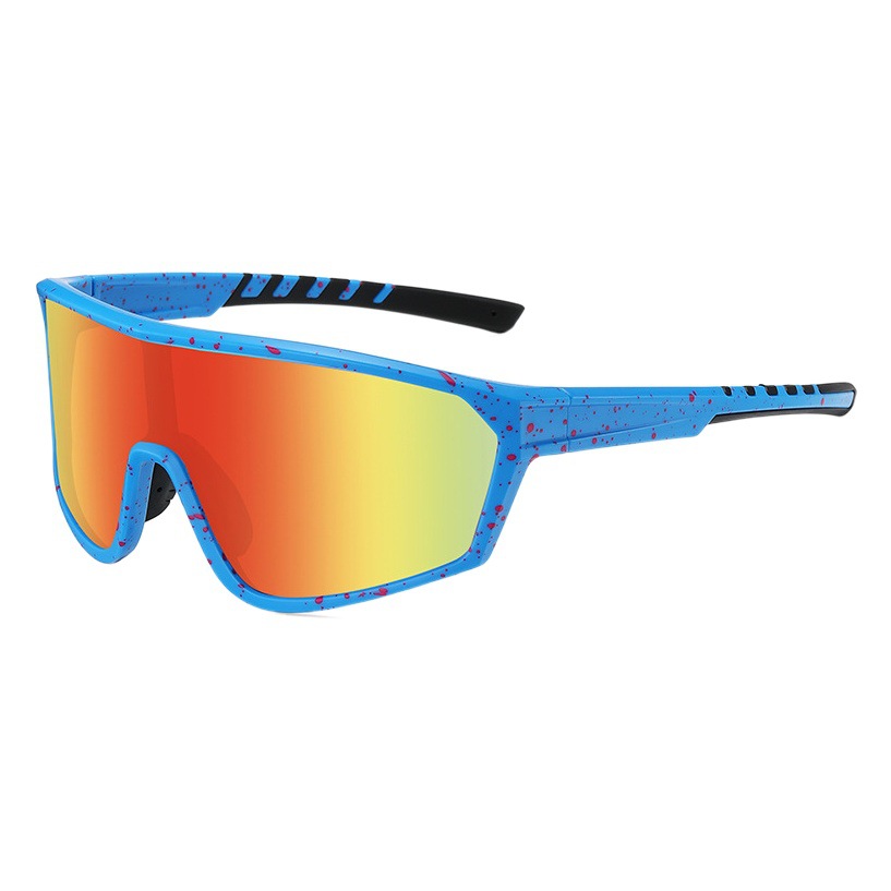 新しいスポーツの連体の大きい枠の男女のサングラスは国境を越えて欧米のまぶしいファッションのサングラスのメガネの卸売りの3082