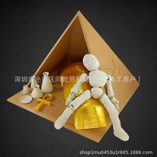 Mummy pyramid with sarcophagus��ʯ�׵�ľ����������