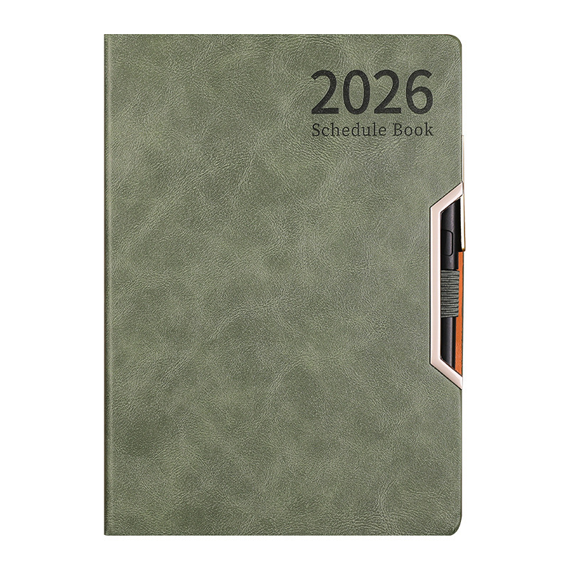 2026日程本工作计划本a5商务笔记本时间管理效率手册日历本记事本|undefined