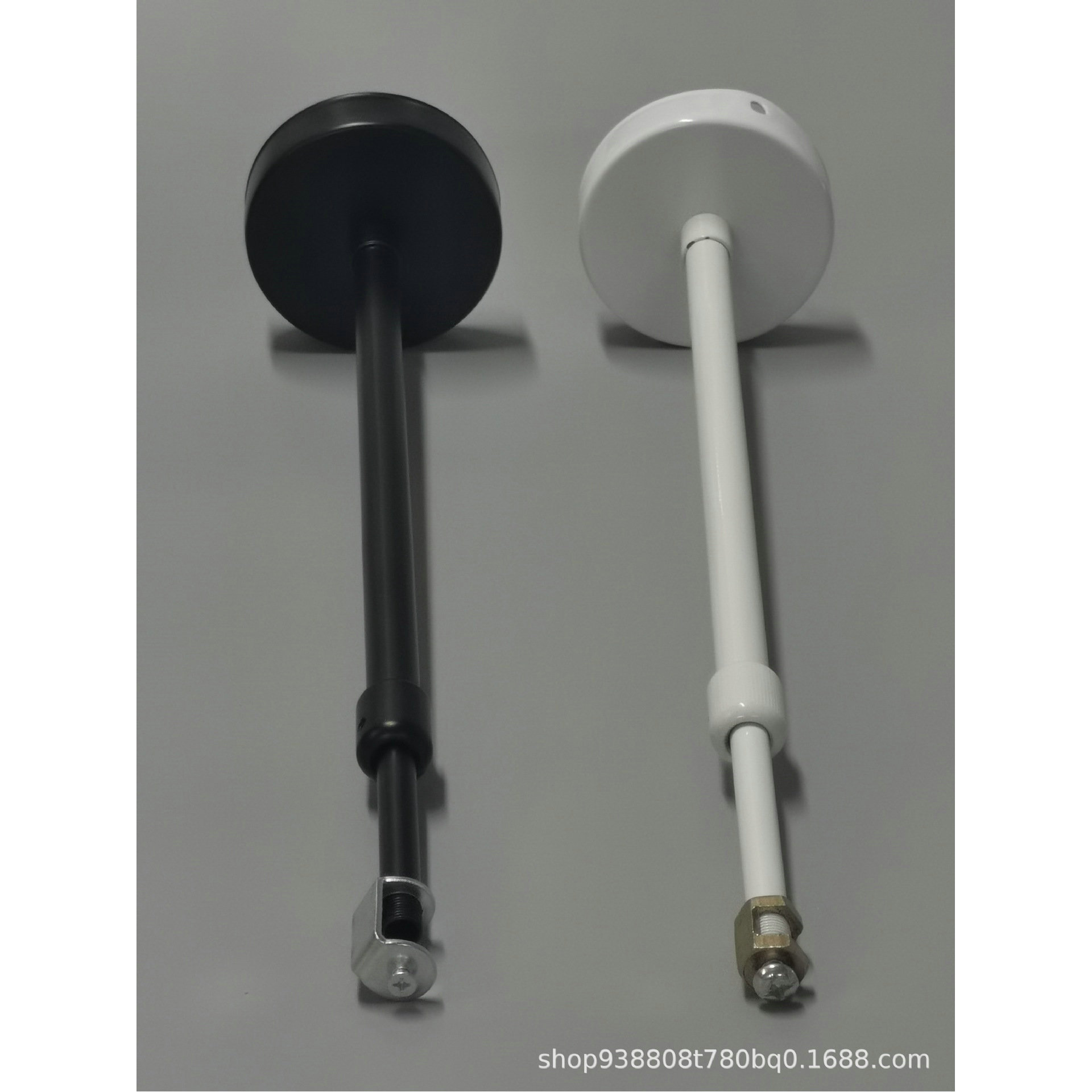 LED支架伸缩杆课室灯吊杆安全出口标志牌 导轨射灯安装伸缩杆配件