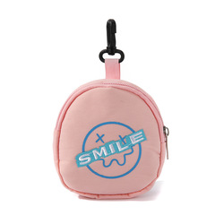 Smile Face Wallet Key Organizer Bag Earphone Bag Mini Schoolbag Backpack Charm Girly Hip-Hop Hang Bag