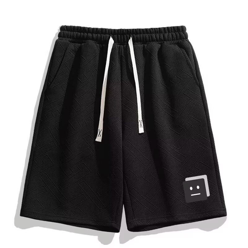 Summer Thin Casual Cute Printed Shorts Plus Size Men's Loose Pants Quick-Drying Sports Ice Silk Casual Shorts