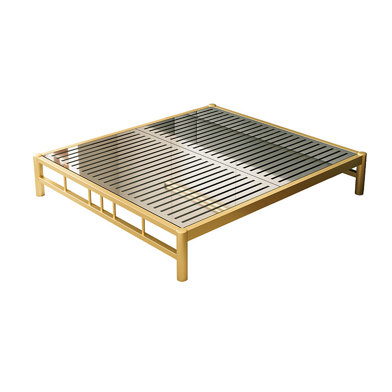 Stainless steel bed 1.5m1.8m simple tatami double non-iron 304 steel…