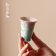 弥言结晶釉窑变闻香聚香茶杯高档轻奢陶瓷主人杯个人专用单杯家用