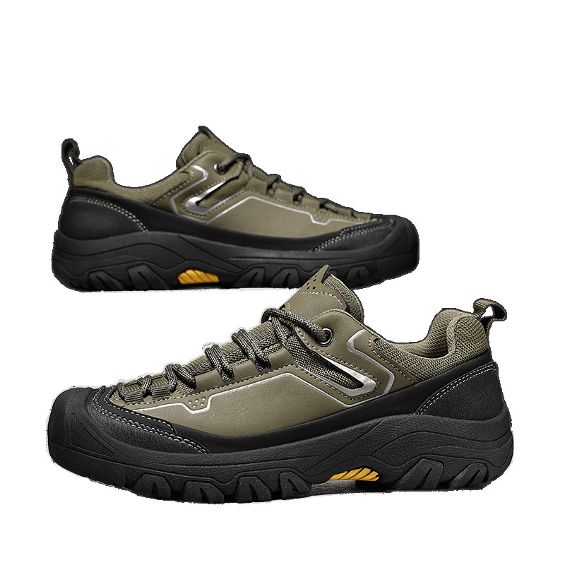 Zapatos casuales explosivos transfronterizos Ozon, zapatos de senderismo para deportes al aire libre para hombres, zapatos bajos para herramientas Baotou, talla grande 46