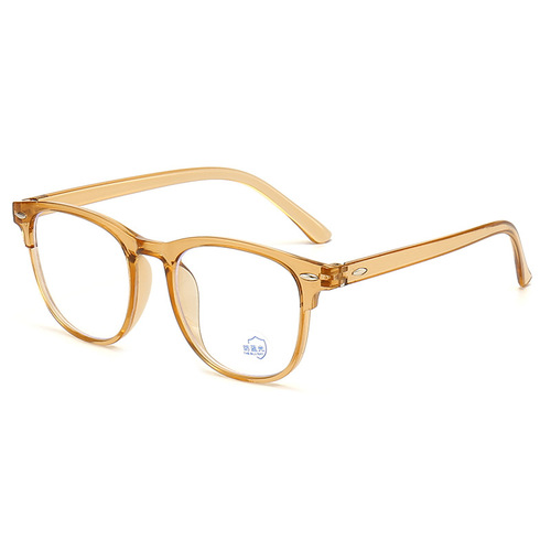 New anti-blue light flat mirror rice nail glasses frame trendy Internet celebrity Korean version student finished myopia glasses manufacturer wholesale