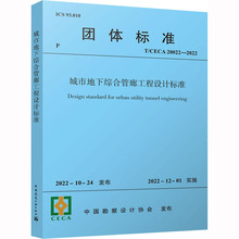 城市地下综合管廊工程设计标准 T/CECA 20022-20