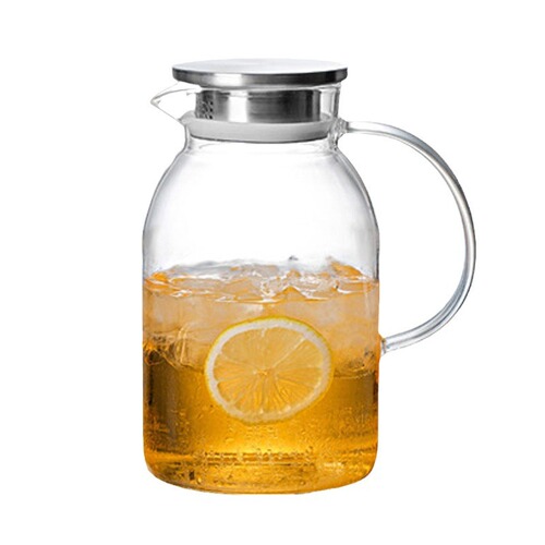 Stainless Steel Kettle Glass Water Bottle Large Capacity Tea Pot Household Heat-Resistant Boiling Water Cup Teapot