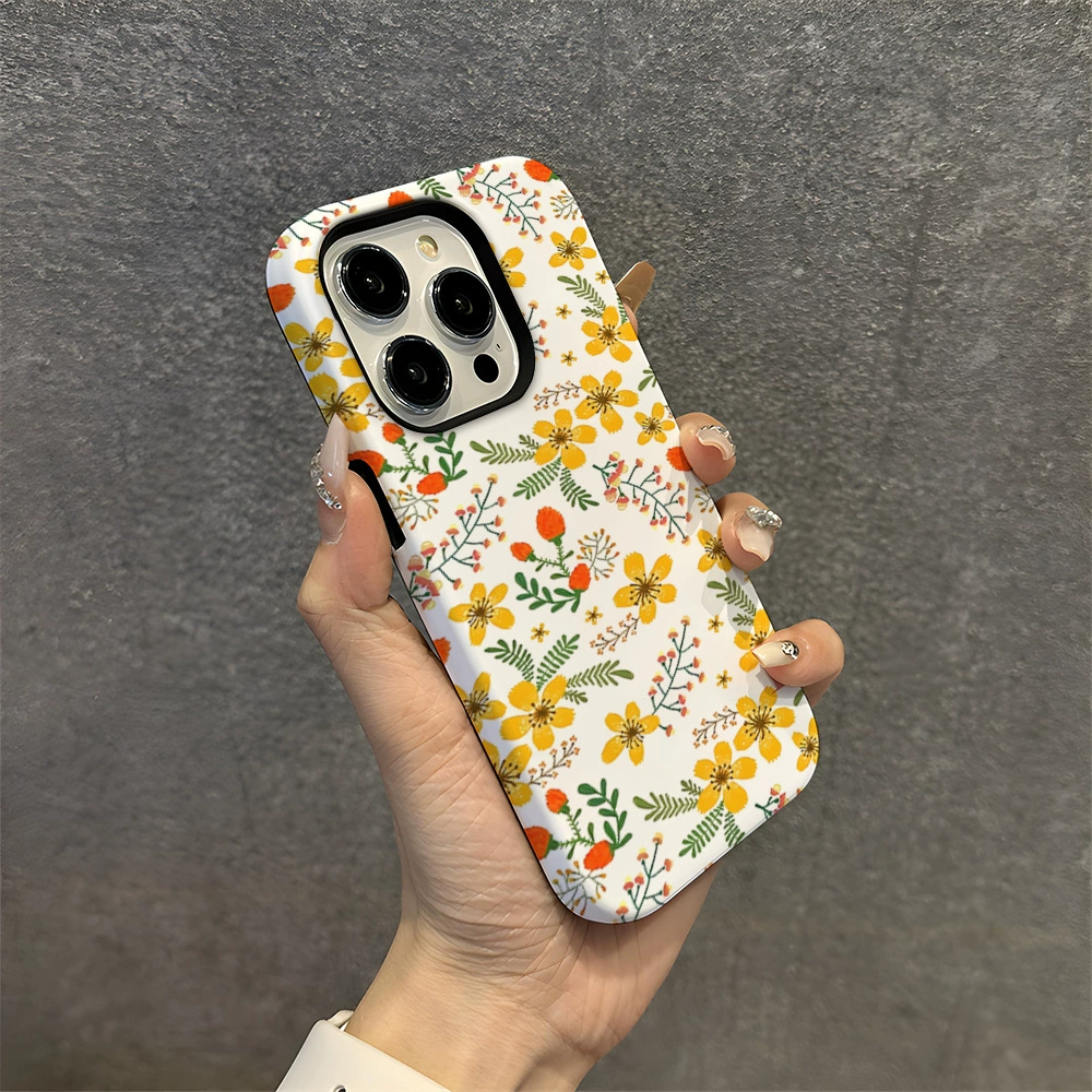 Apple, iPhone 17, чехол для телефона, цветочный, iphone, 15promax, падение защита