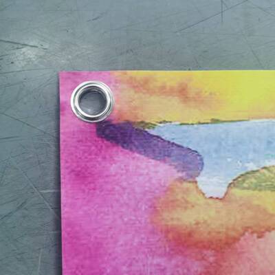 Supplying 520 Light cloth 550 Light cloth Art banner Deduction Hanging picture advertisement Propaganda Scroll Order