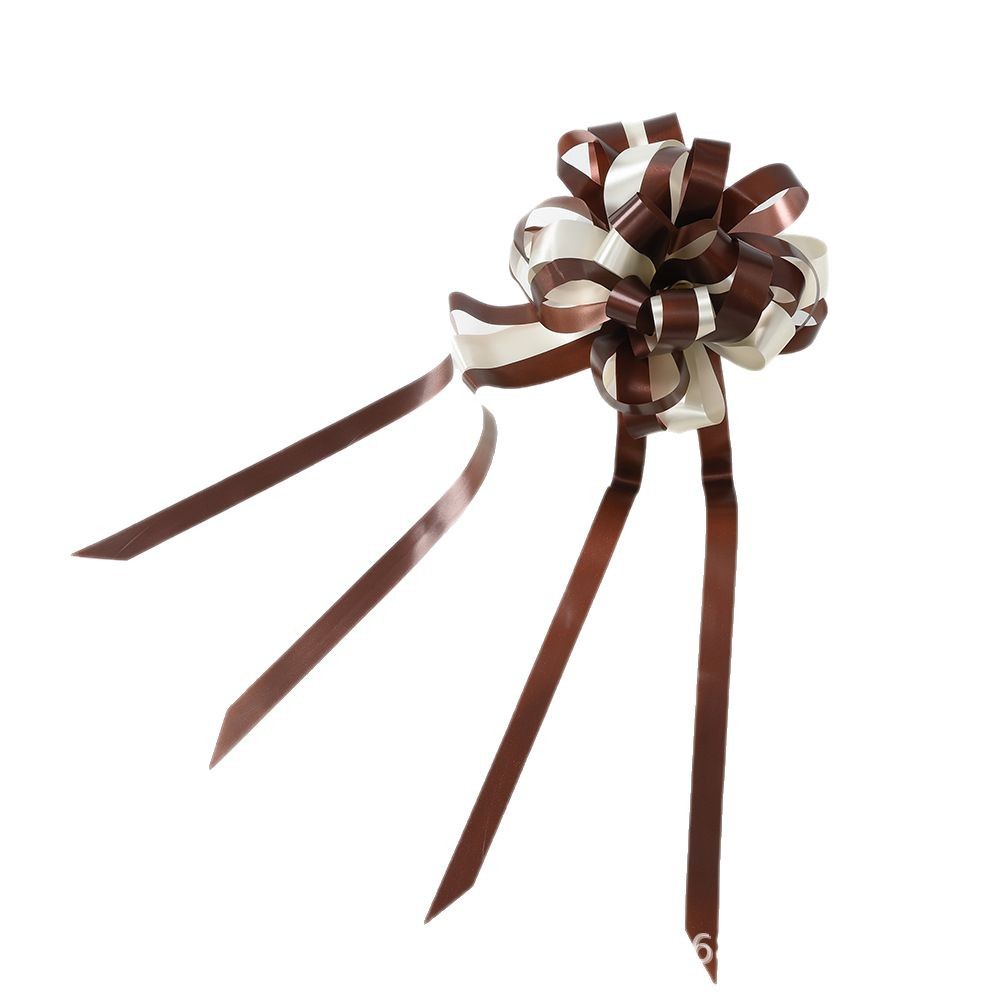 Flor tienda suministros gran perezoso tirar flor material de embalaje de dos colores arco flor bola boda coche mano tirar flor