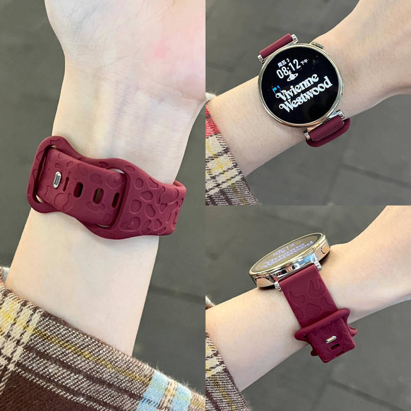 For Huawei GT4/Watch4/Pro Cat Paw Pattern Silicone Strap GT3/GT3pro Watch Breathable for Men and Women