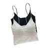 Silk bra, top with cups, tube top, push up T-shirt, underwear, internet celebrity, V-neckline, beautiful back, thin strap