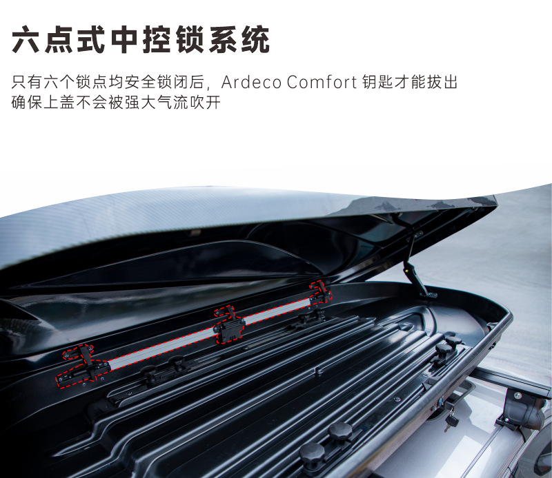 Car Roof Luggage Box SUV Top Carrier Ultra-Thin High Strength