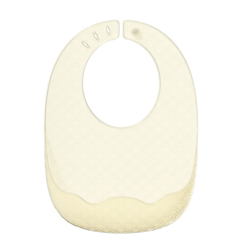 Baby Elephant Baby Eating Bib Children's Silicone Mouth Pocket Baby Rice Pocket Waterproof Three-dimensional Bib Super Soft No-Wash