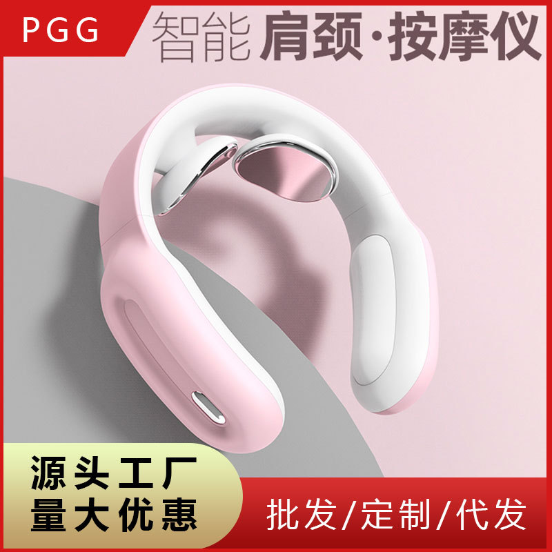 Pgg transfronterizo hombro inteligente y la columna cervical masajeador mini masajeador eléctrico multifuncional cuello prensa protector de cuello fisioterapia