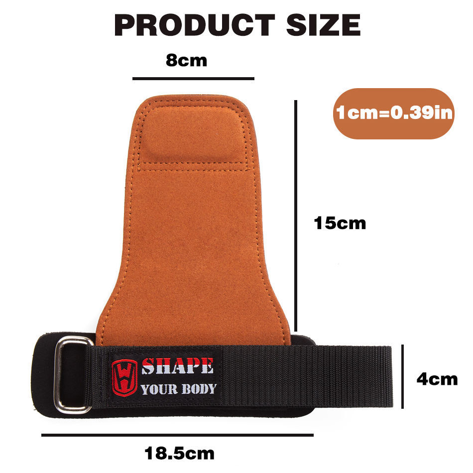 Levantamiento de pesas, barra horizontal, palma, guantes de fitness para hombres y mujeres, brazaletes ultraligeros, pull-ups, refuerzo de agarre auxiliar de tracción dura