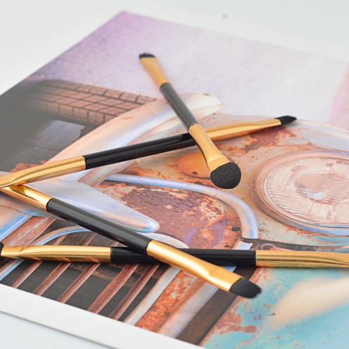 Supply of double-ended makeup brush, eye shadow stick, eye shadow brush, single beauty makeup brush, single brush wholesale