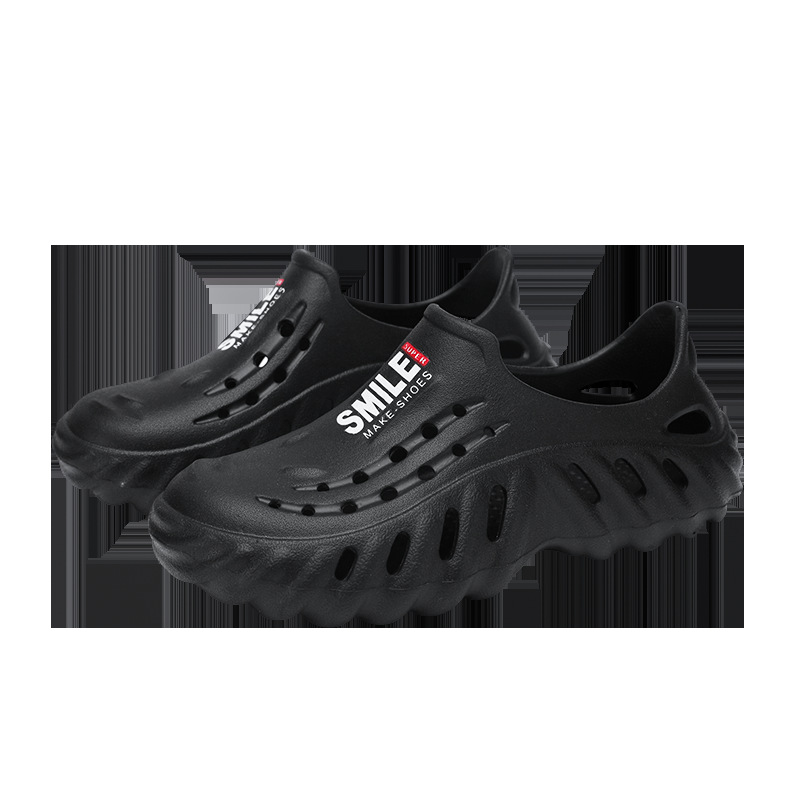 En nombre del verano nuevas zapatillas de moda al aire libre zapatos de vadeo antideslizantes zapatos de playa de todo fósforo zapatos de jardín EVA de suela blanda hombres