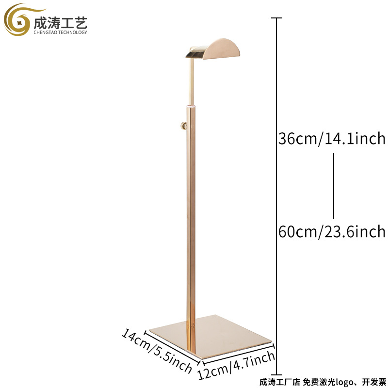 Зеркальная розовая золотая большая головка D