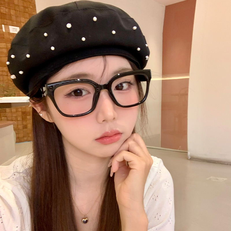 Zhou Gi para la versión coreana temperamento boina niños primavera y otoño mostrar la cara pequeño sombrero pintor japonés sensación alta retro versátil