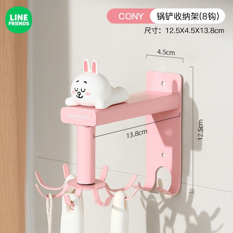 LINE FRIENDS漫画スプーンシリコンスプーン炒め鍋シャベルセット食品級実用的な鍋スプーン|undefined