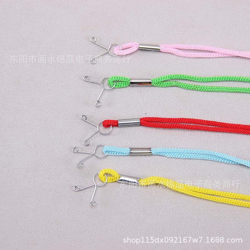 厂家直销短款U盘手机挂绳粗纹水杯编织挂绳吊绳手腕绳可批发