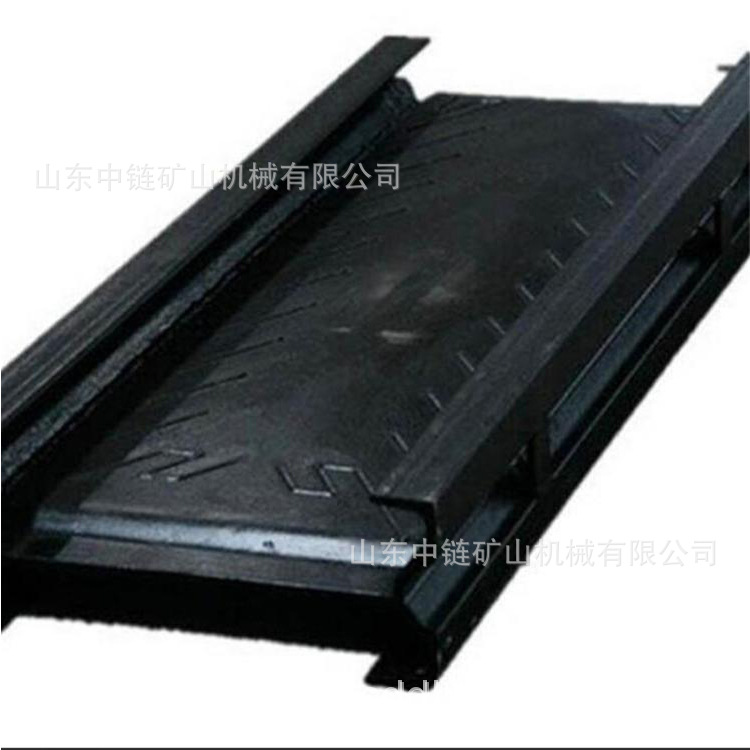供应10个14个厚锰板刮板机中部槽矿用刮板机半滚筒 40T马蹄环