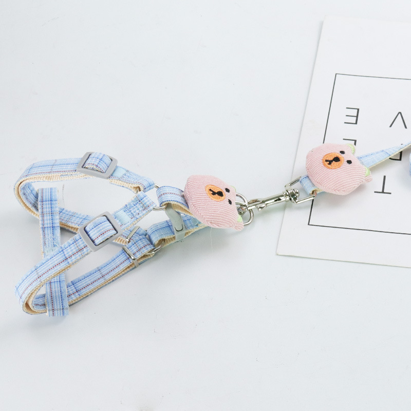 Fabricante en stock nuevo oso marioneta mascota Correa traje ajustable anti-rotura perro