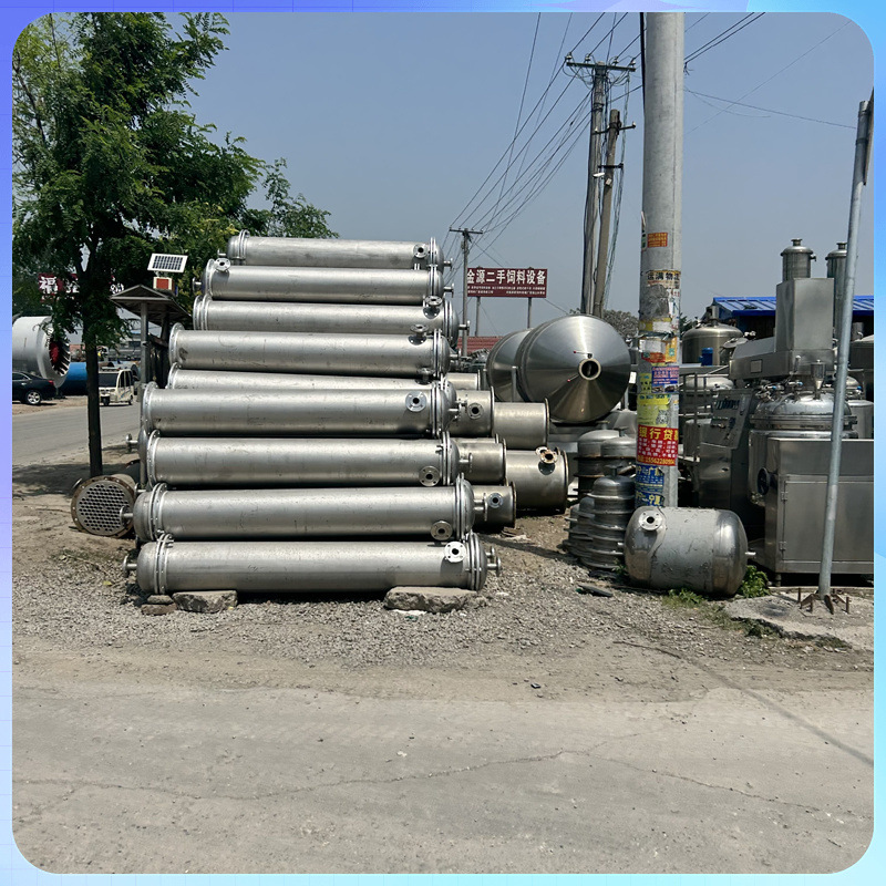 闲置二手全不锈钢换热器冷凝器设备 304冷凝器散热器 石墨冷凝器