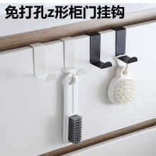 M不锈钢挂钩挂衣服帽子收纳架免钉衣帽挂钩橱柜门背式免打孔门挂