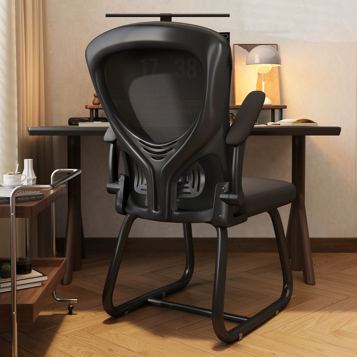 Study Desk and Chair, College Dormitory Ergonomic Gaming Chair, Comfortable for Long Periods of Sitting, Home Office Chair, Computer Chair