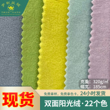 双面阳光绒 高品质超柔软双面丝绒面料 时尚服装服饰毛绒玩具布料