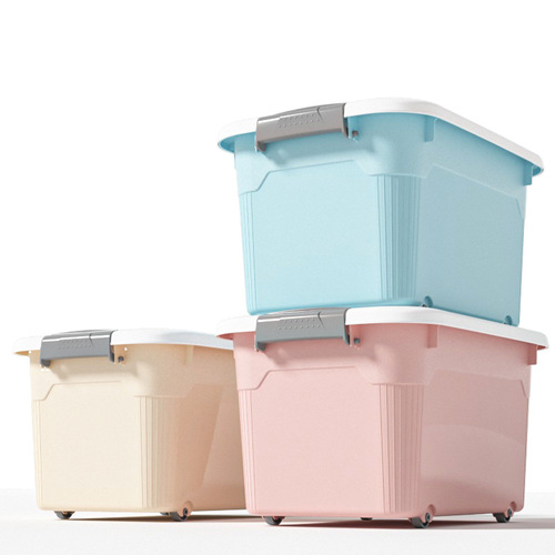 Plastic PP wholesale extra large clothing organizer storage box home car storage box transparent toy storage box