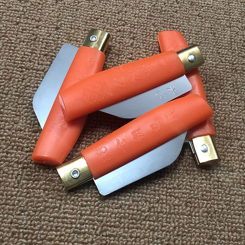 88菜心刀菜场专用割菜折叠刀叶菜芥菜摘菜锋利带磨刀石水果小刀